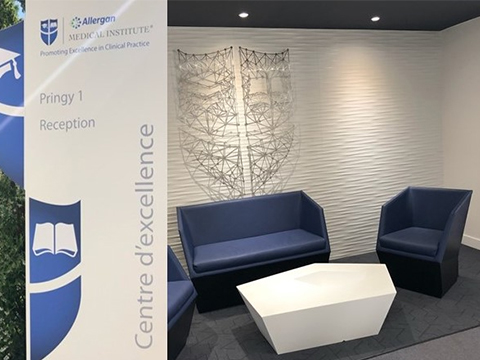 allergan center of excellence booth